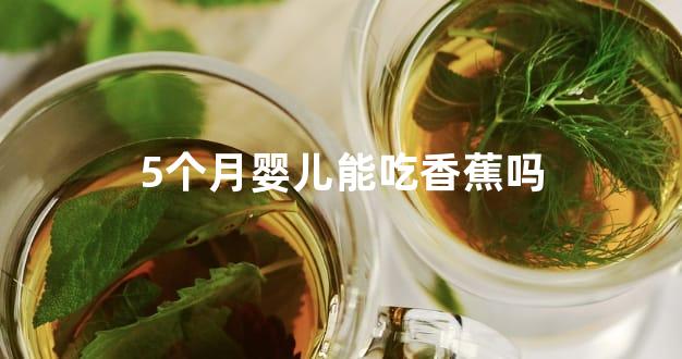5个月婴儿能吃香蕉吗