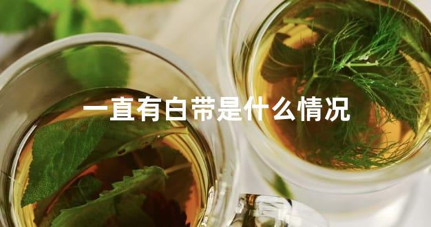 一直有白带是什么情况