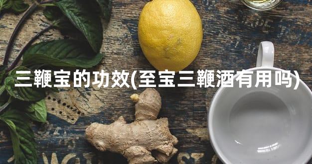 三鞭宝的功效(至宝三鞭酒有用吗)