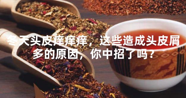 冬天头皮痒痒痒，这些造成头皮屑多的原因，你中招了吗？