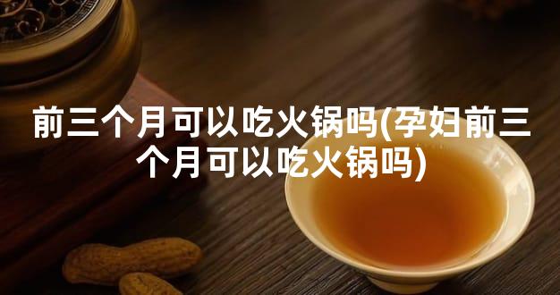 前三个月可以吃火锅吗(孕妇前三个月可以吃火锅吗)