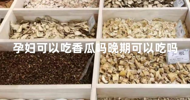 孕妇可以吃香瓜吗晚期可以吃吗