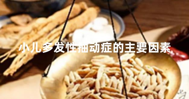 小儿多发性抽动症的主要因素