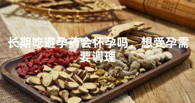 长期吃避孕药会怀孕吗，想受孕需要调理